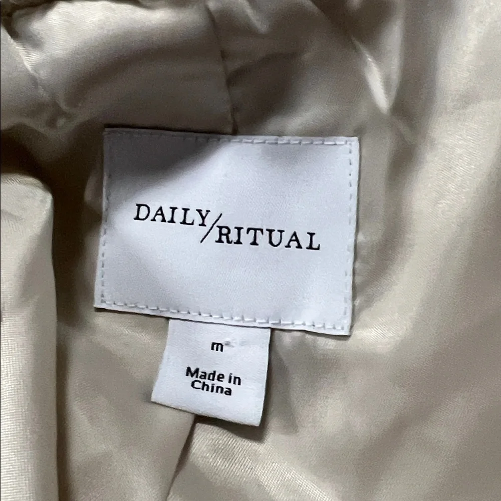 Daily Ritual Cream Coat - Picture 4 of 6